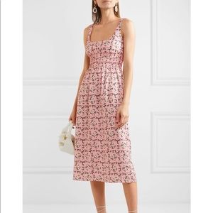 Emilia Wickstead Giovanna Dress in Rose Square